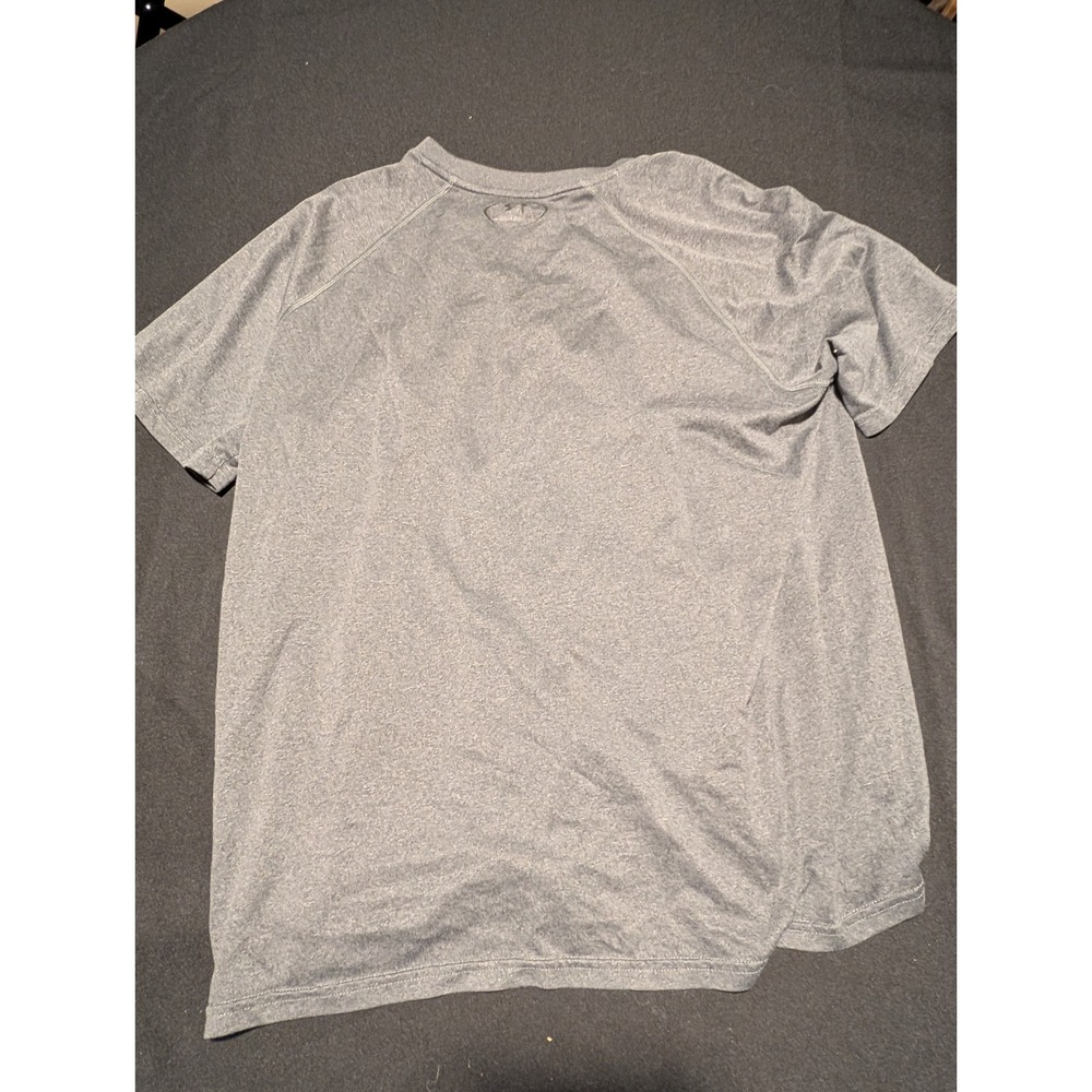 Under Armour Mens HeatGear Loose Fit Training Shirt Gray Heather Large LG - Picture 3 of 5